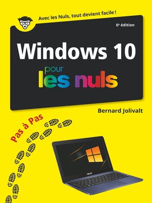 cover image of Windows 10 Pas à Pas pour les Nuls, grand format, 6e éd